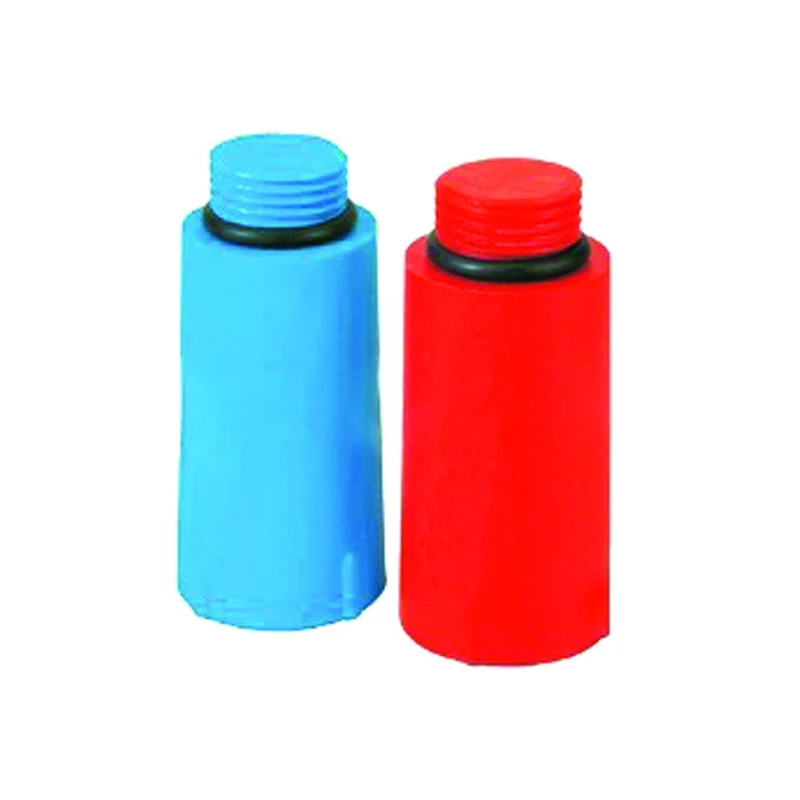 Tappo Prova Impianti In PEHD 1/2" M 1/2" Rosso - 50 pz - Accessori Idraulici