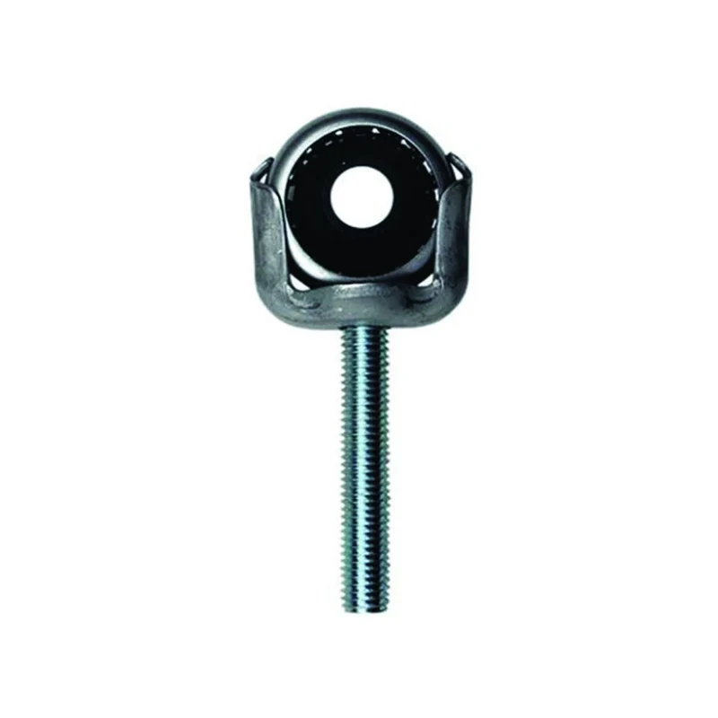 Supporto regolar con cuscinetto a sfera - boccola nylon m10 per avvolgibili - 5 pz