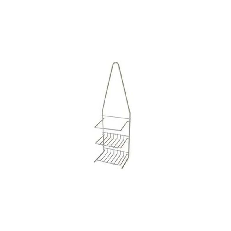 Supporto doccia a 2 piani ellipse - cm 14x10x45 - METALTEX