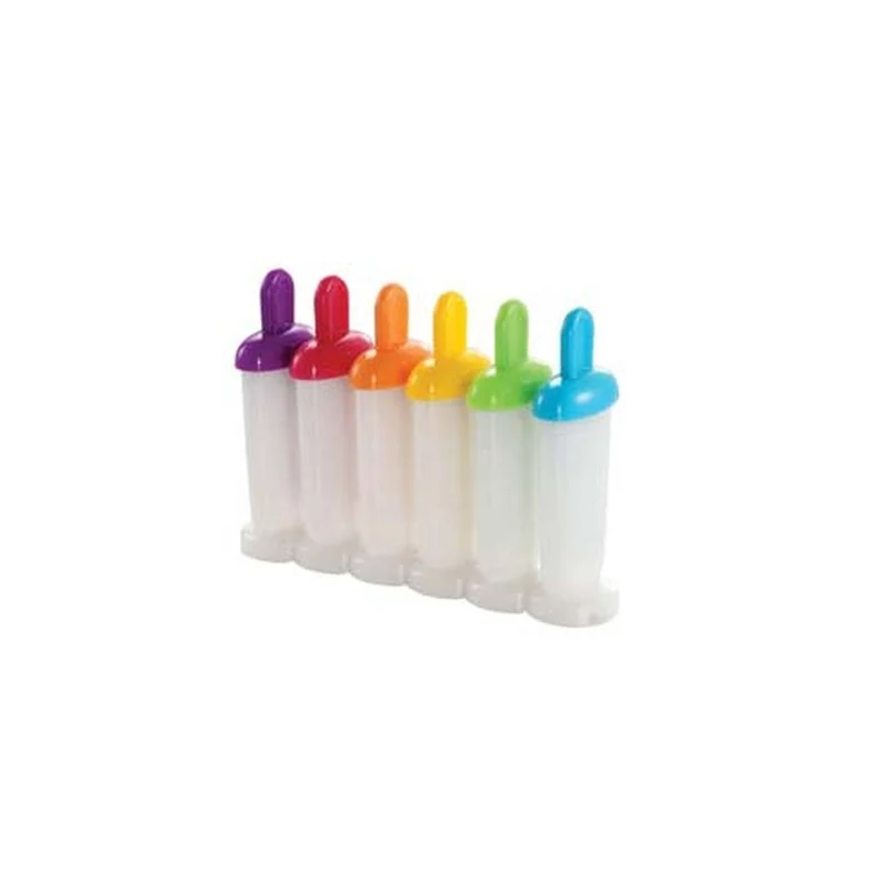 Stampi per ghiaccioli bambini - supporto 12x16 cm - 6 stampi altezza 12 cm - TESCOMA