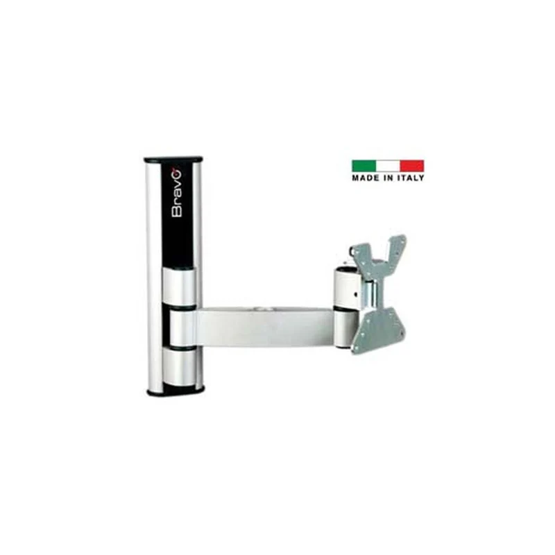 Supporto TV LCD2 Nero - 2 Snodi 10-30 Pollici - Portata Max 20kg - BRAVO