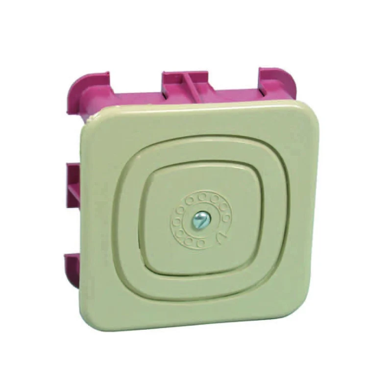 Scatola incasso per presa telefonica - mm.70x70 - 10 pz