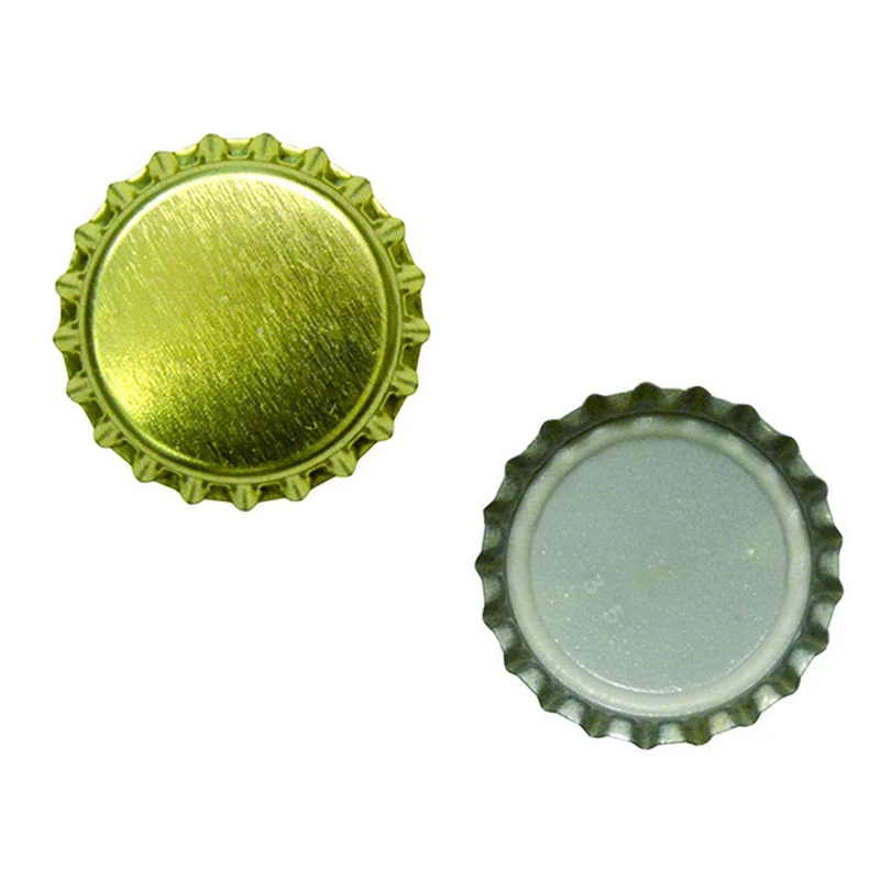 Tappo A Corona Oro ø 26,5 mm - busta da 100 pezzi - conf. 20 buste - 20 bs