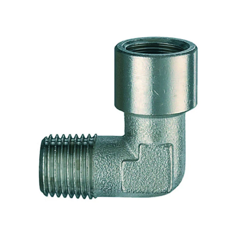 Raccordo "L" Filettato Maschio Femmina - Attacco Conico 3/8"F art.34/C - 10 pz