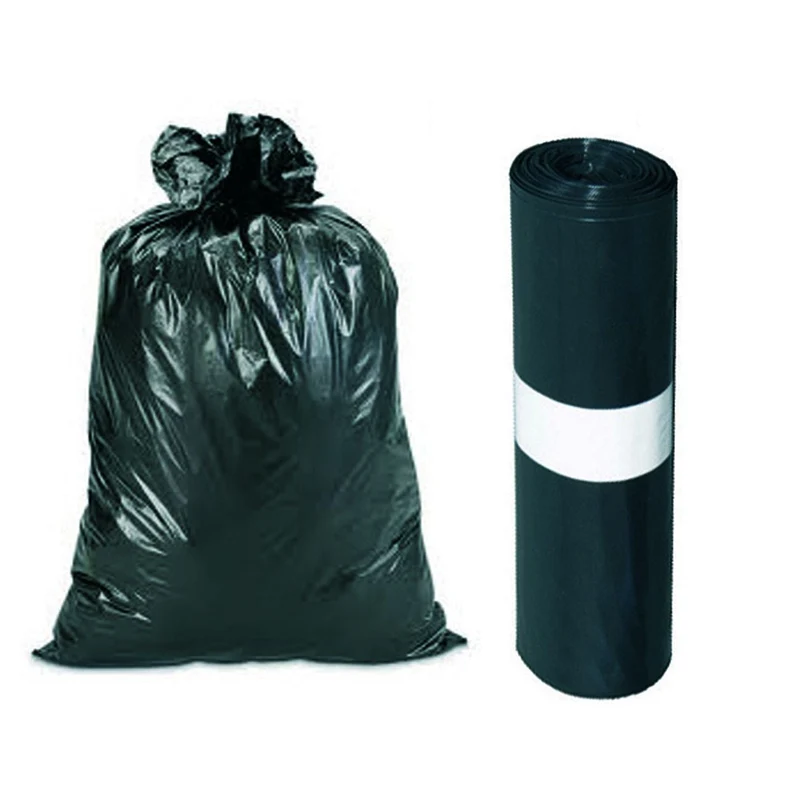 Sacco Condominiale Ldpe In Rotolo Nero - cm.90x120 peso gr.140 spess.MY80 rotoli da pz.6