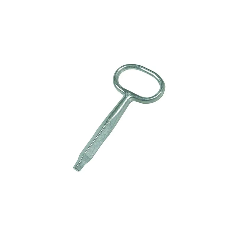 Chiave in zama per chiusura a tavellino art.023a - mm.126x27 - 20 pz