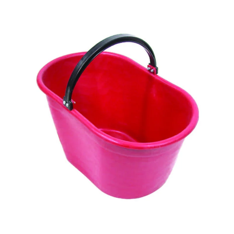 Cesta ovale per raccolta manico plastica lt.20 - capacità lt.20, cm.54x34x23h. - 5 pz