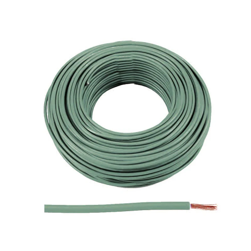 Cavo Elettrico Unipolare Antifiamma Grigio Fs17 - 1x mmq.2,5 colore grigio - 100 mt