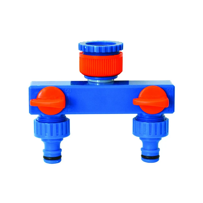 Presa Rubinetto 2 Uscite - Dimensioni 12,6x5,8x10,5 cm - Peso 103 g - 5 pz