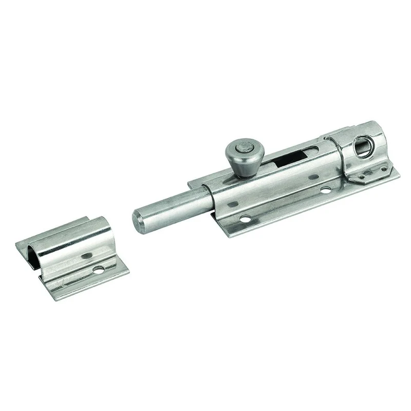 Catenaccio Portalucchetto Inox Leggero Asta Tonda Art.248In - mm.100x36
