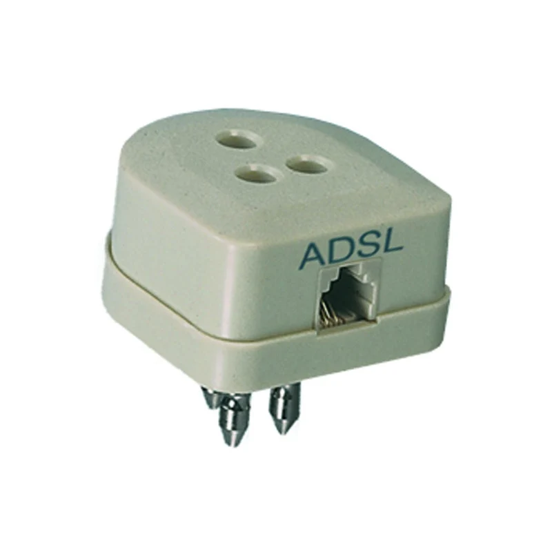 Presa duplicatore tripolare con plug 6/2 per linea ADSL - Fanton art.22385