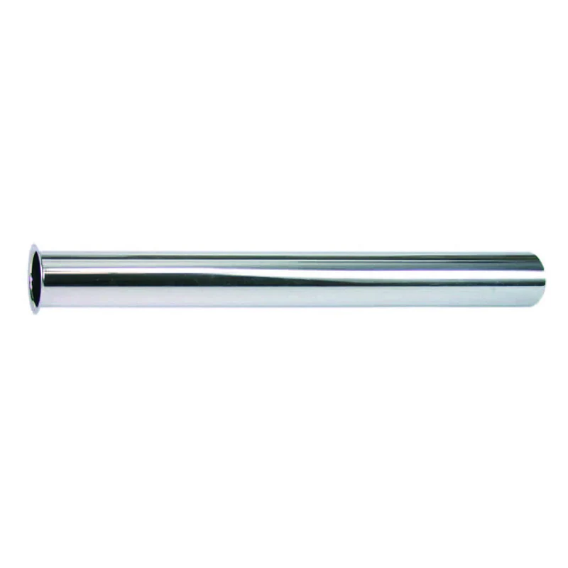 Canotto Con Bordo In Ottone Cromato - ø mm.26 lunghezza cm.30 - 10 pz
