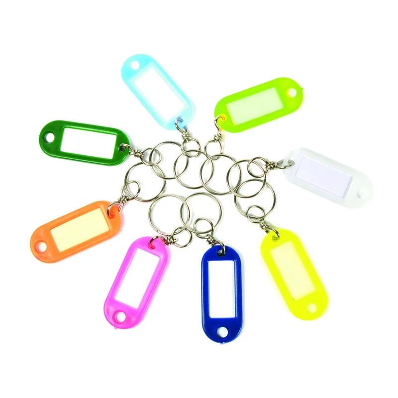 Portacartellini Con Anello E Givolare - Ideale Per Ufficio E Eventi - 200 pz