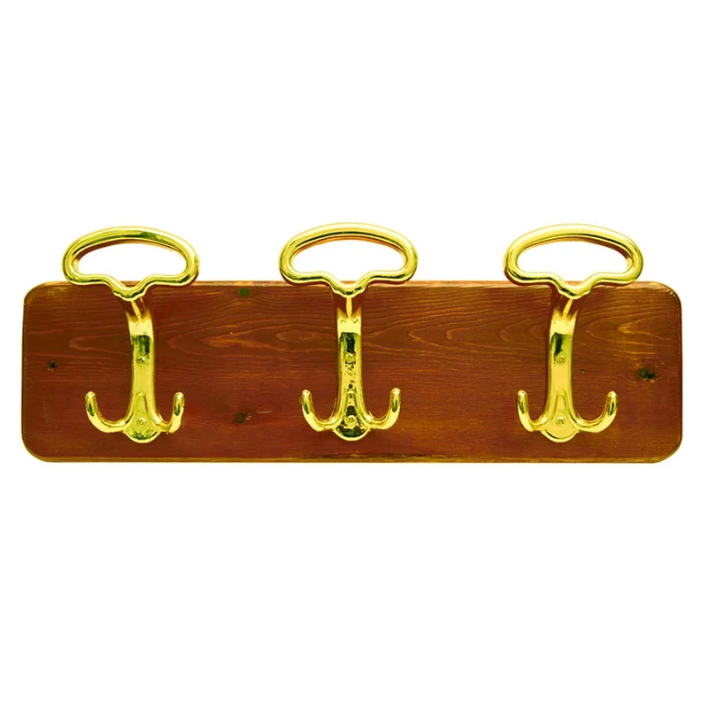 Portabiti Lady 3 Posti Noce Oro - Dimensioni 48x16.5 cm - Elegante e Robusto