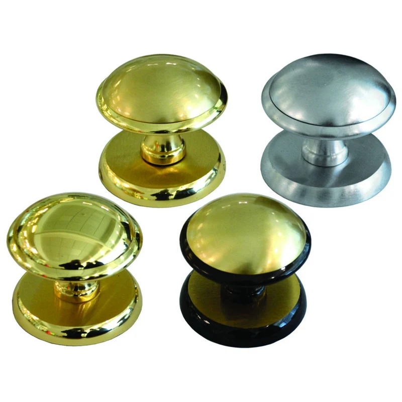 Pomolo Giada per Portone - ø 70 mm in Ottone Bronzo Satinato