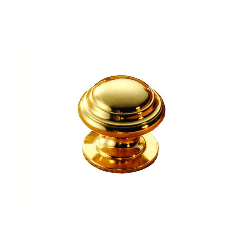 Pomoli Per Mobili In Ottone Lucido Sagomati - ø 30 mm - 5 pz