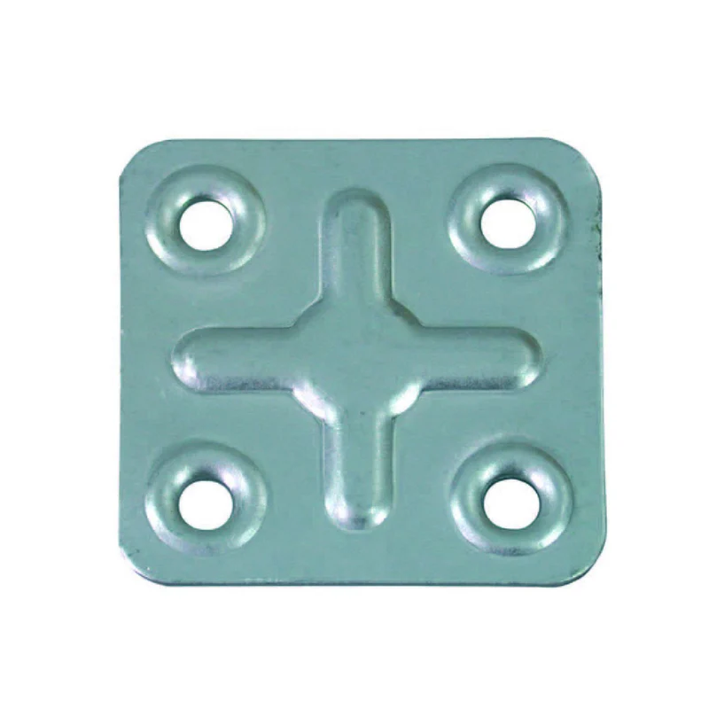 Piastra Di Giunzione 4 Fori - mm.40x40 - 200 pz
