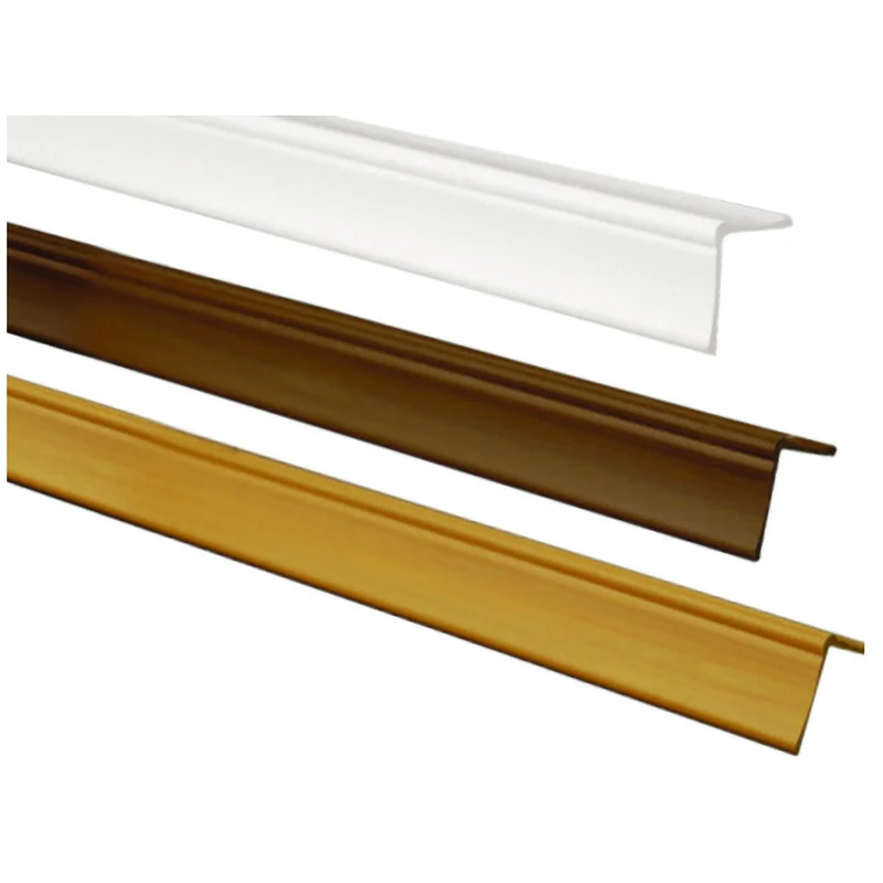 Paraspigolo Ornamentale In Pvc Rigido colore noce - 60 mt