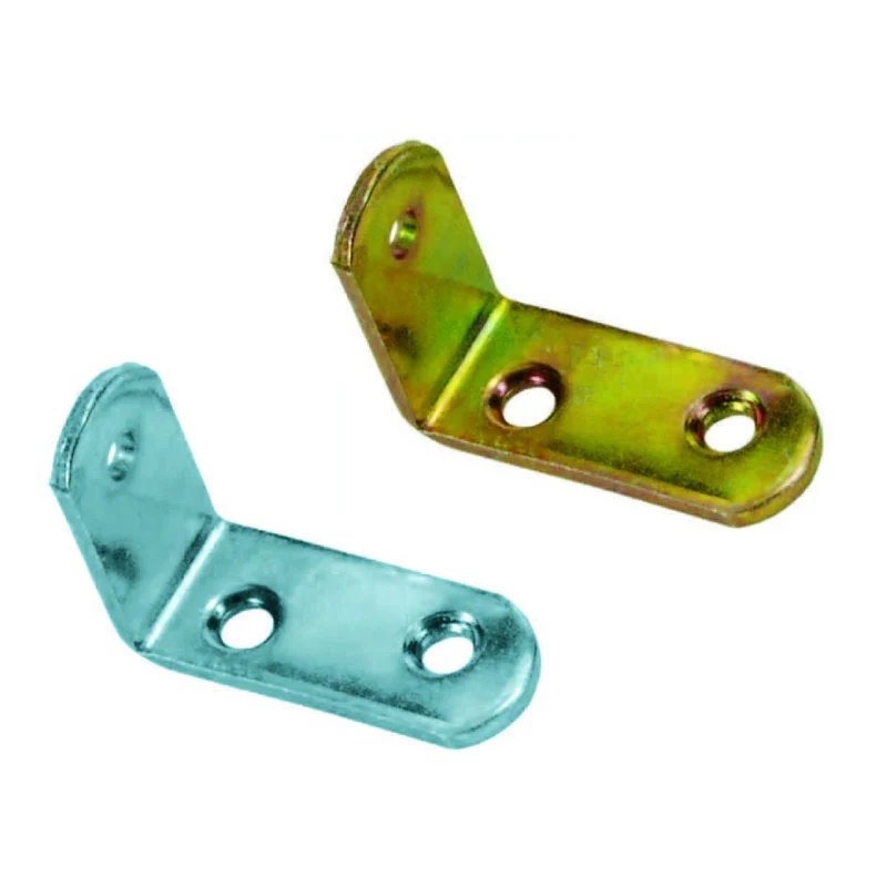 Mensolina Reggipiani A Squadra - mm.20x30 acciaio nichelato - 100 pz