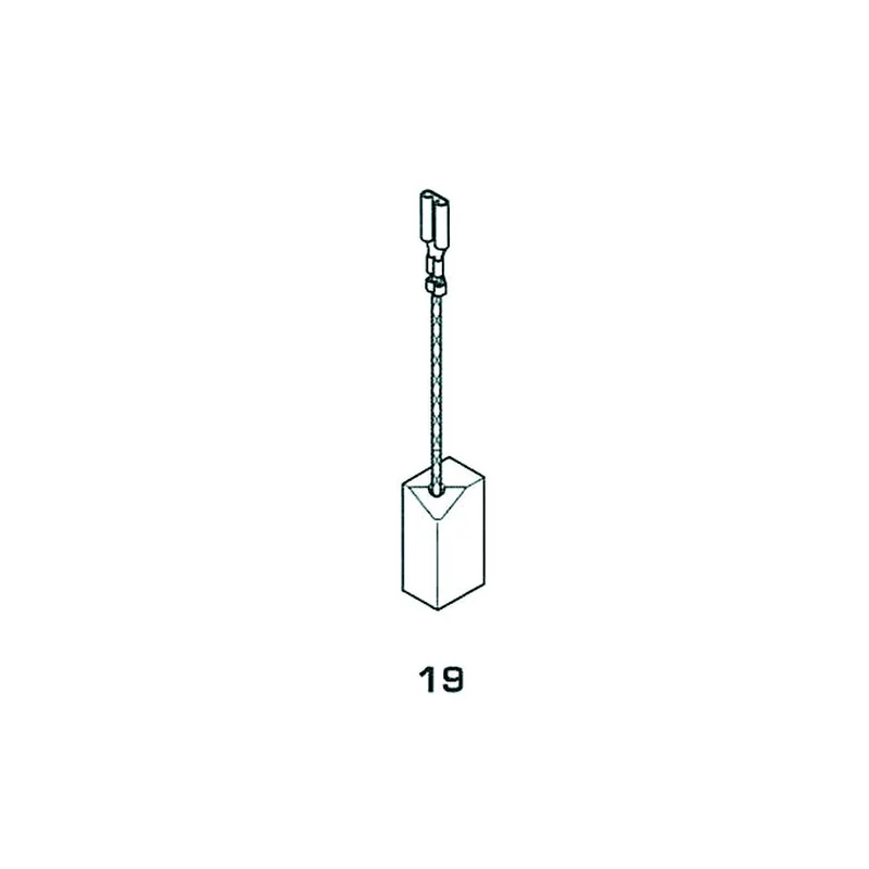 Spazzole a carboncino per elettroutensili modello 19 - b&d 1899 mm.6x8x15h. - 8 pz