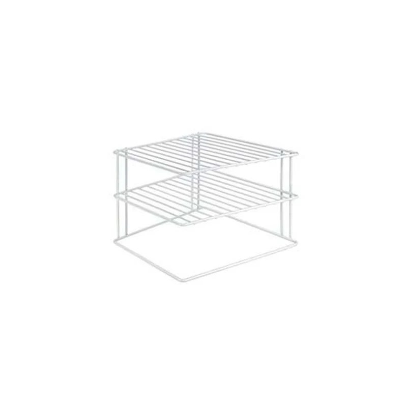 Mensola angolare a 2 piani silos - cm.25x25x19 - 8 pz