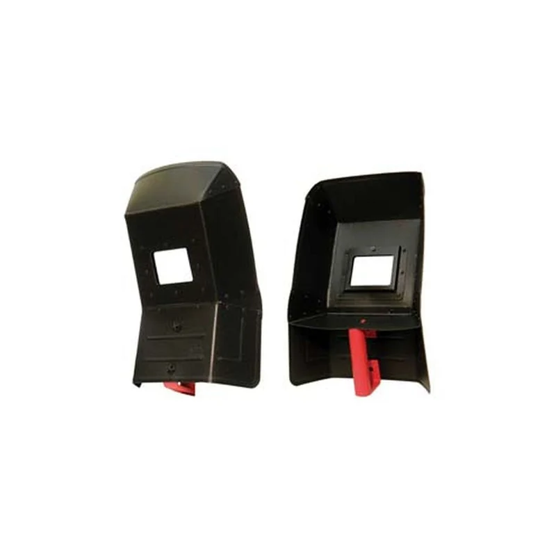 Maschere di protezione curve per saldatrici - mm.260x390x81, peso gr.290