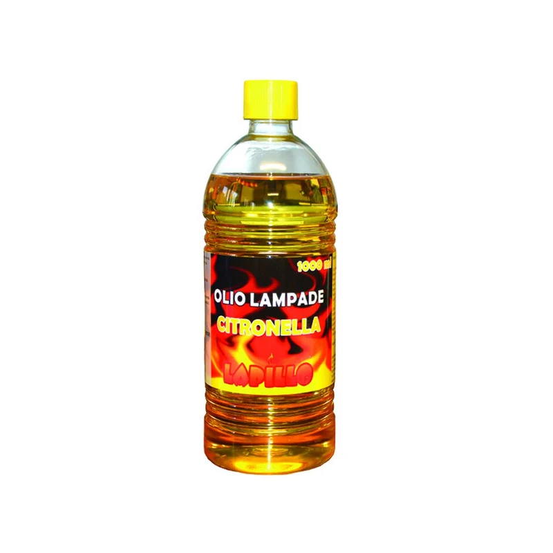 Olio alla citronella per lampade e torce - lt.1 in flacone - 12 pz