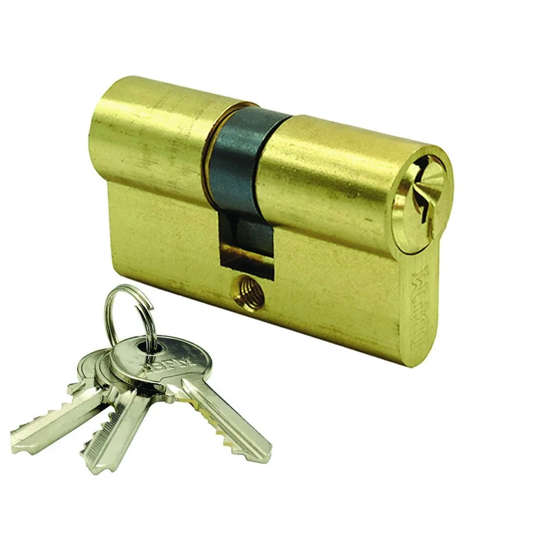 Cilindro Infilare Sagomato Universale Ottone Lucido 2300/U - mm.70 decentrato (30+40)