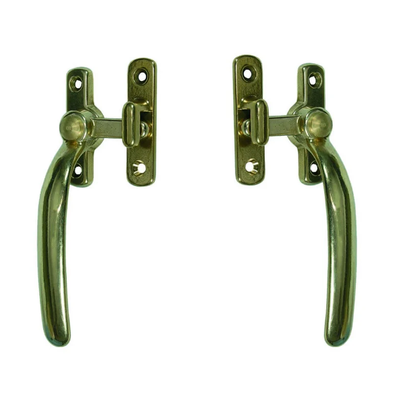 Maniglia A Blocco Tonda Ottone Lucido - SX - 6 pz