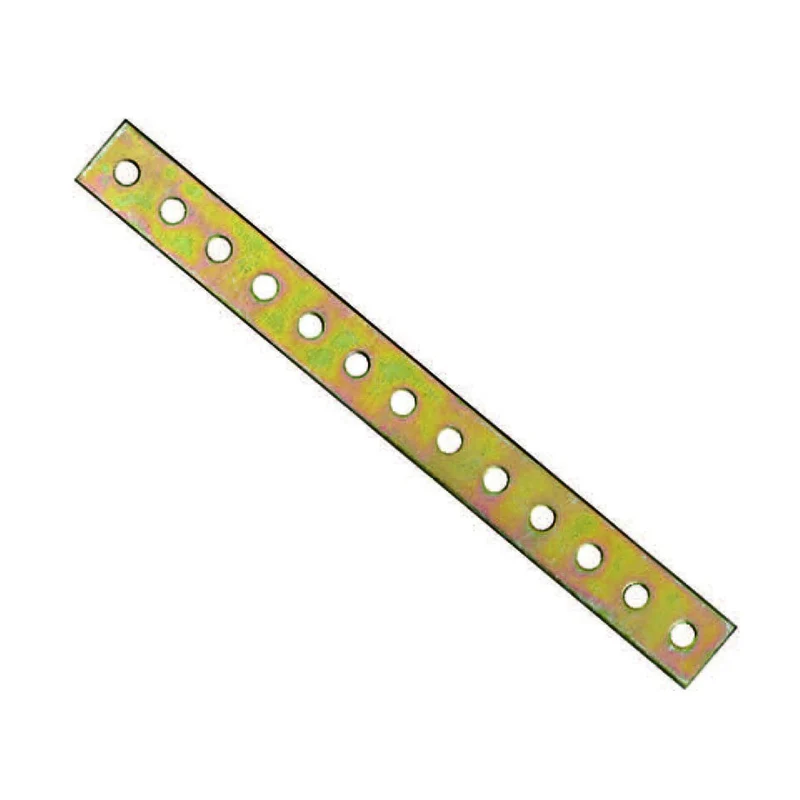 Lastrina Di Giunzione Forata Angoli Dritti - mm.100x20 - 50 pz