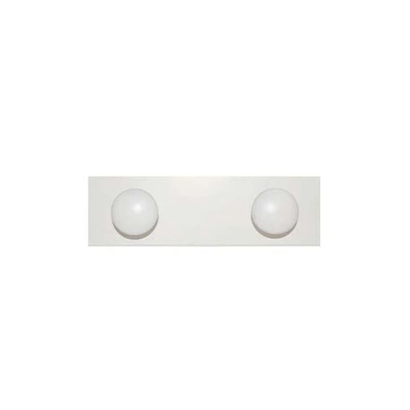 Appendiabiti in legno 2 posti bianco - cm.9x29