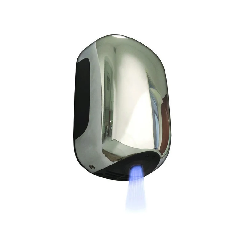 Asciugamani Elettrico Mini-Jet In Abs Cromato 900W - cm.15,6x9,9x23,8h.
