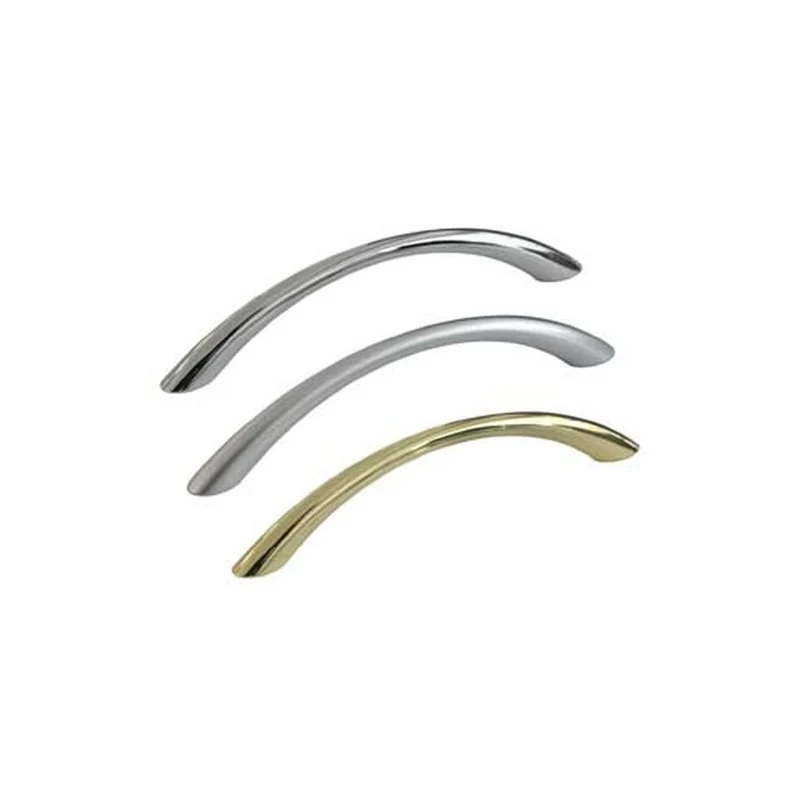 Maniglie per mobili fisse mod.up82 in zama - interfori mm.96 cromo opaco - 10 pz