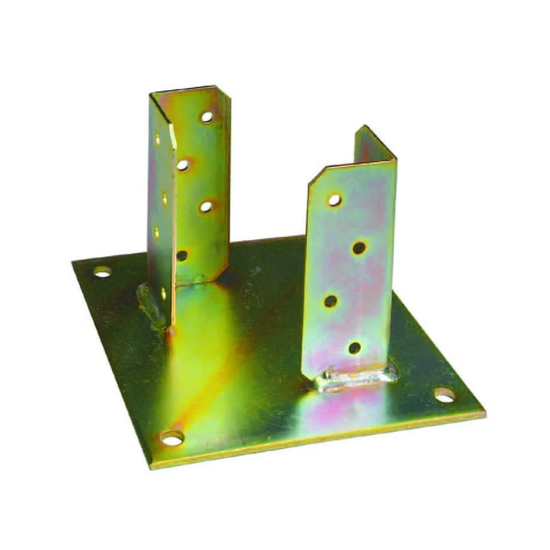 Supporto a Pavimento con Piastra per Trave 220x220 mm per Trave 140x140x180h
