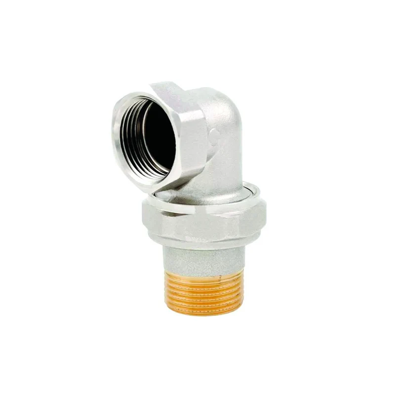Raccordo Curvo 3 Pezzi Ottone Nichelato O-Ring 3/4" Art.162 - ITAP