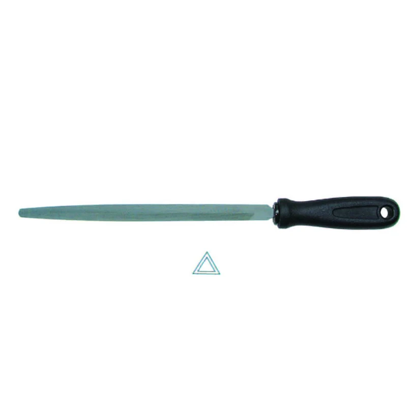 Lime Triangolari A Bordi Vivi Regolaricon Manico In Plastica - 4" mm.100