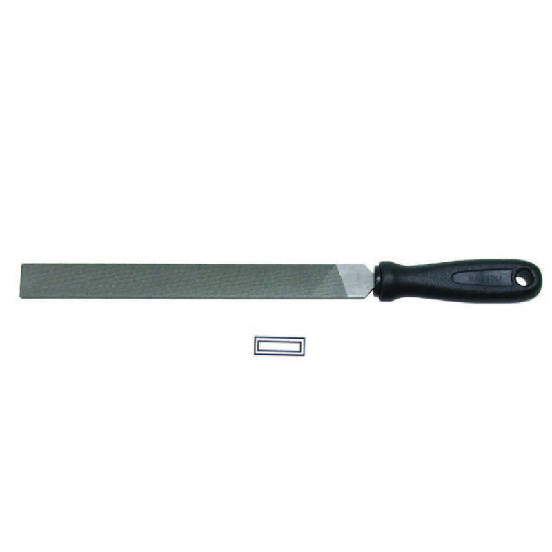 Lime Piatte Parallele Con Manico Plastica - 10" mm.250 taglio mezzo dolce