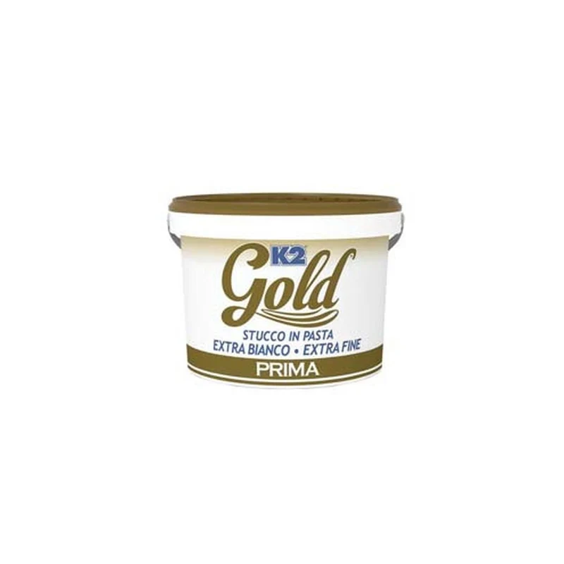 K2 gold stucco in pasta extra fine extra bianco in barattolo - kg.5