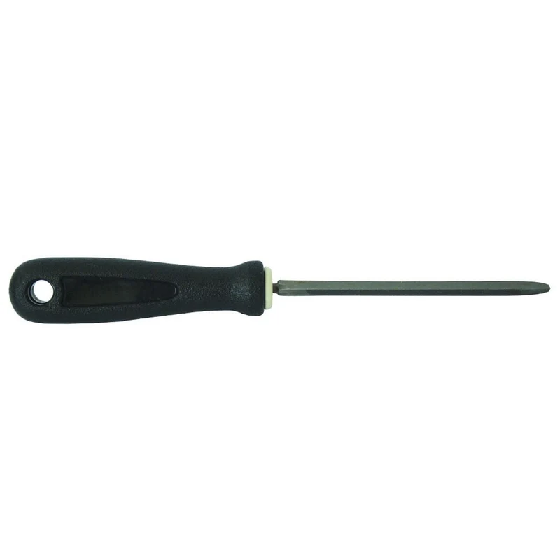 Lime A Triangolo Bordi Vivi Sottili Con Manico In Plastica - 4" mm.100