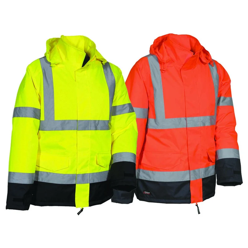 Giacca Imbottita Namsos Ad Alta Visibilita' - tg.S - giallo fluo/navy
