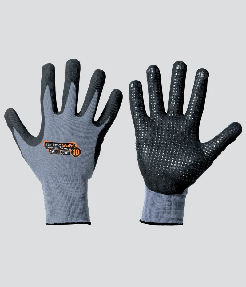 GUANTO NITRILE PUNTINATO T. XL