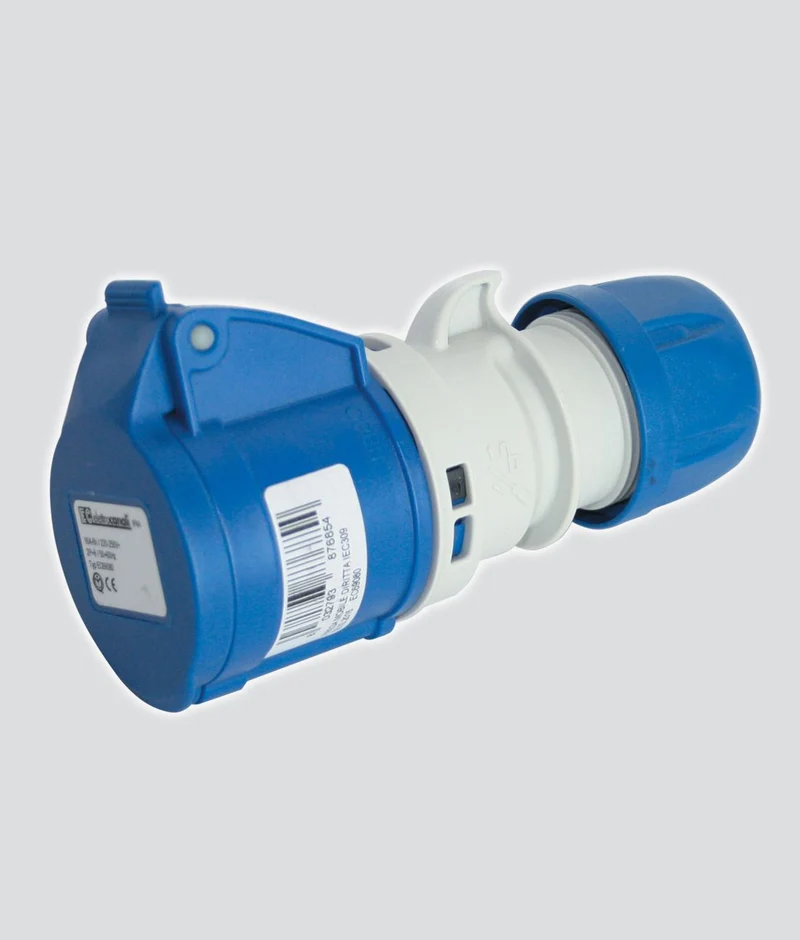 PRESA INDUSTR.2P+T 16A 220V-IP44