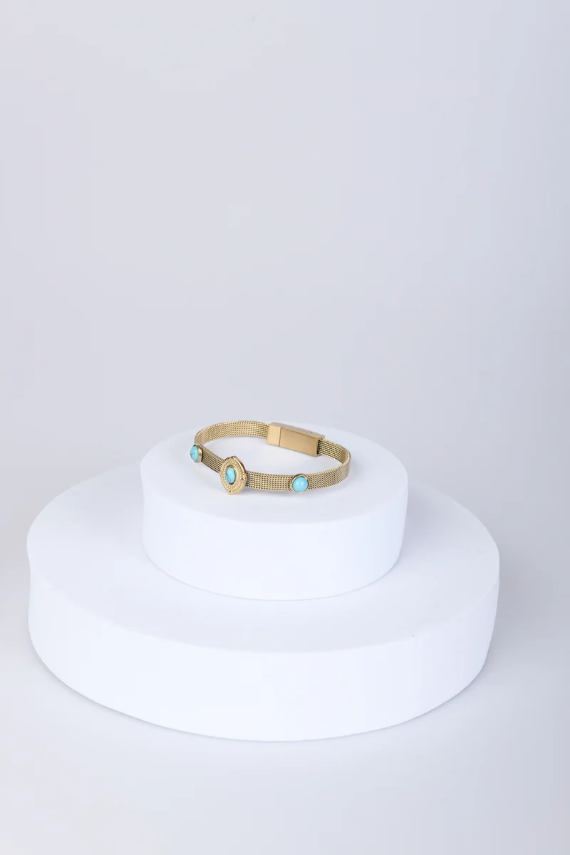 Bracciale rigido con pietre