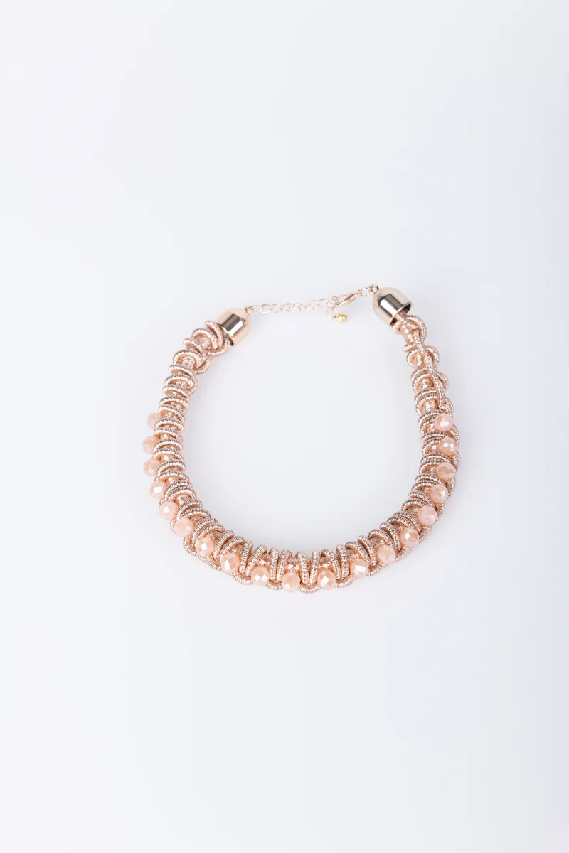 Collana intrecciata multifili