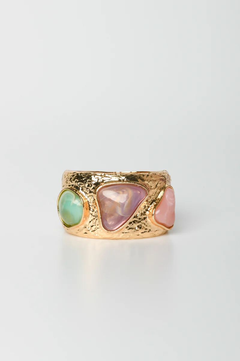 Bracciale rigido con pietre
