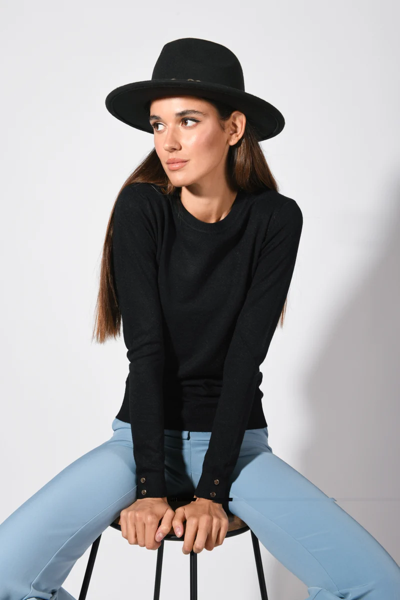 Cappello con catenella a cuore