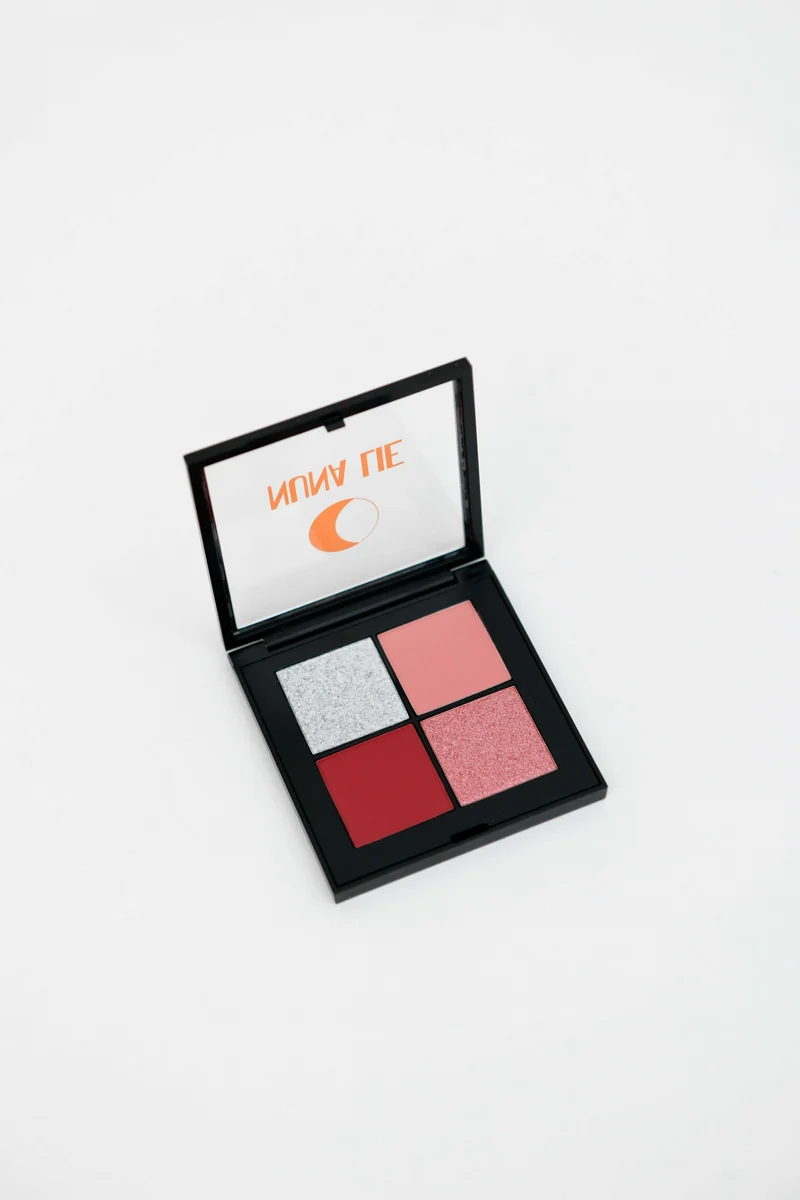 Ombretti in palette 4 colori - rose