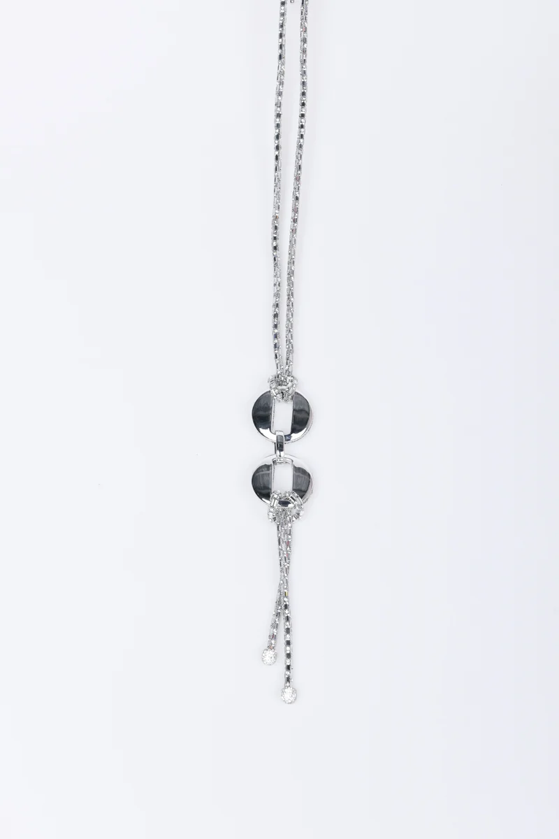 Collana con pendenti a cerchio