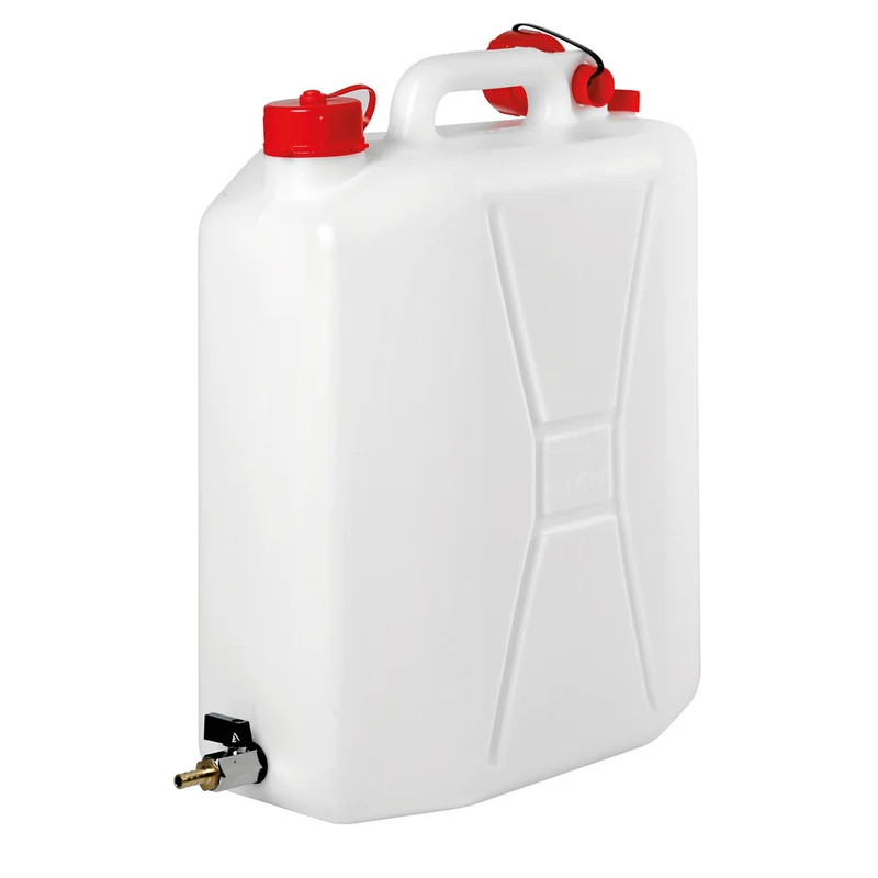 67015 - Tanica in polietilene con rubinetto in metallo - 20 L - Verticale