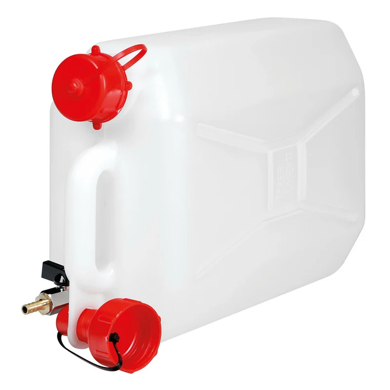 67014 - Tanica in polietilene con rubinetto in metallo - 10 L - Orizzontale
